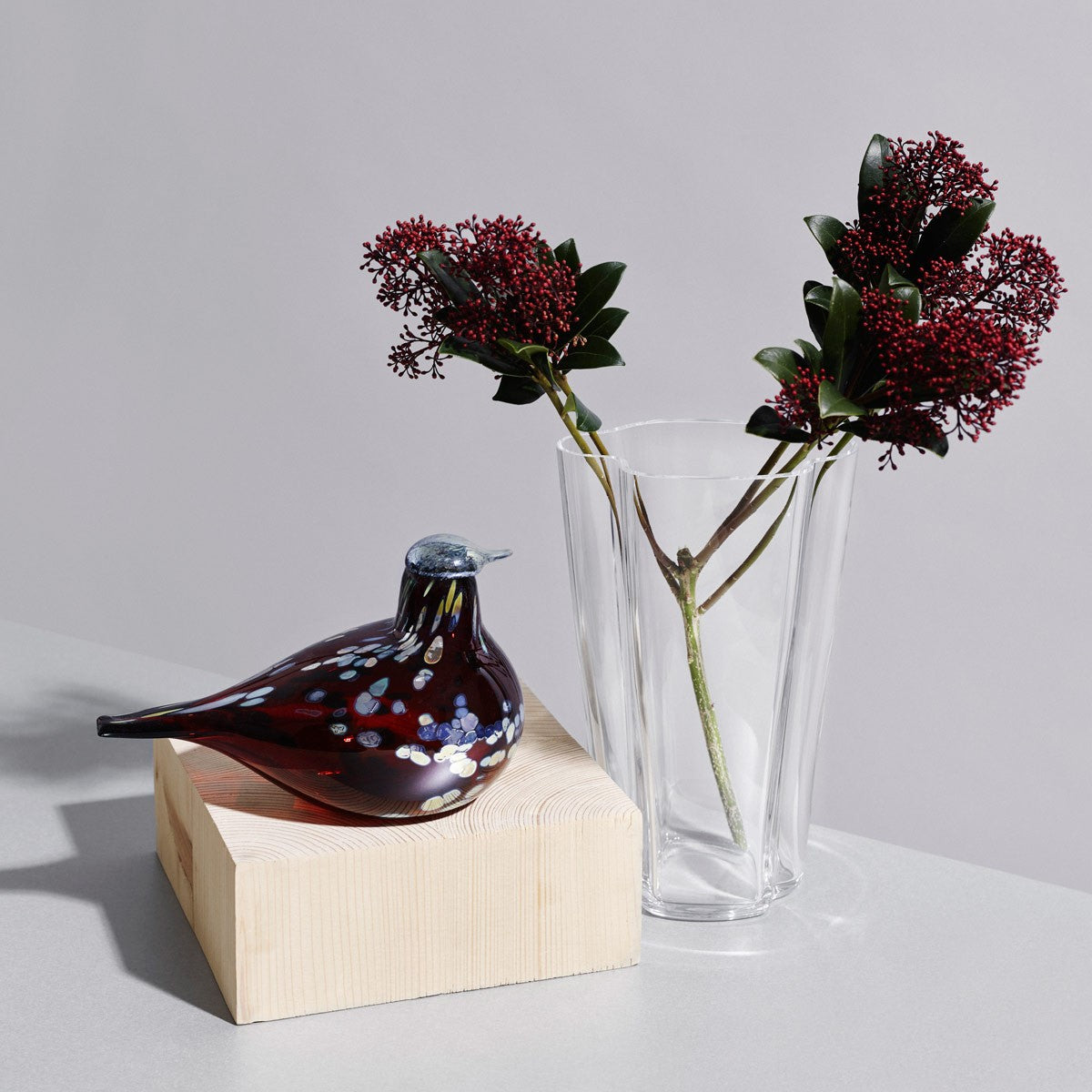 iittala Aalto Clear Vase - 8-3/4