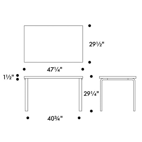 Artek Alvar Aalto Table 81B