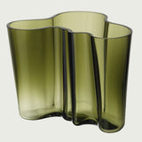 iittala Aalto Moss Green Vase - 6-1/4"