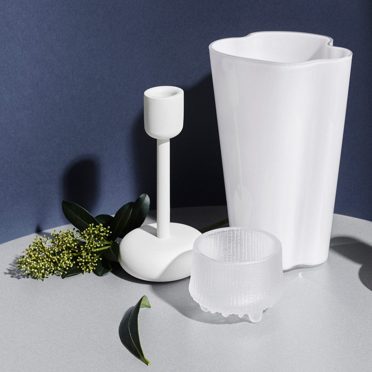 iittala Aalto White Vase - 8-3/4