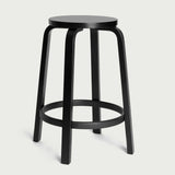 Artek Alvar Aalto Counter Stool 64 - Lacquered - 25.5" H