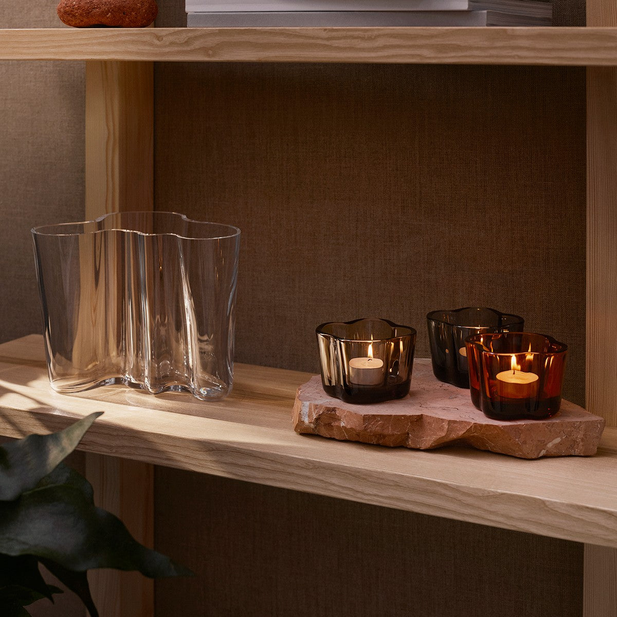 iittala Aalto Linen Candle Holder