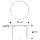 Artek Alvar Aalto Round Table 90A