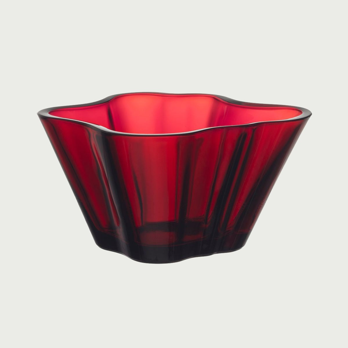 iittala Aalto Cranberry Bowl - 3"