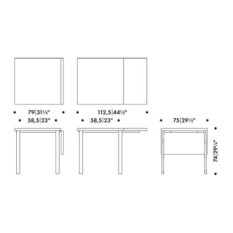 Artek Alvar Aalto DL81C Table