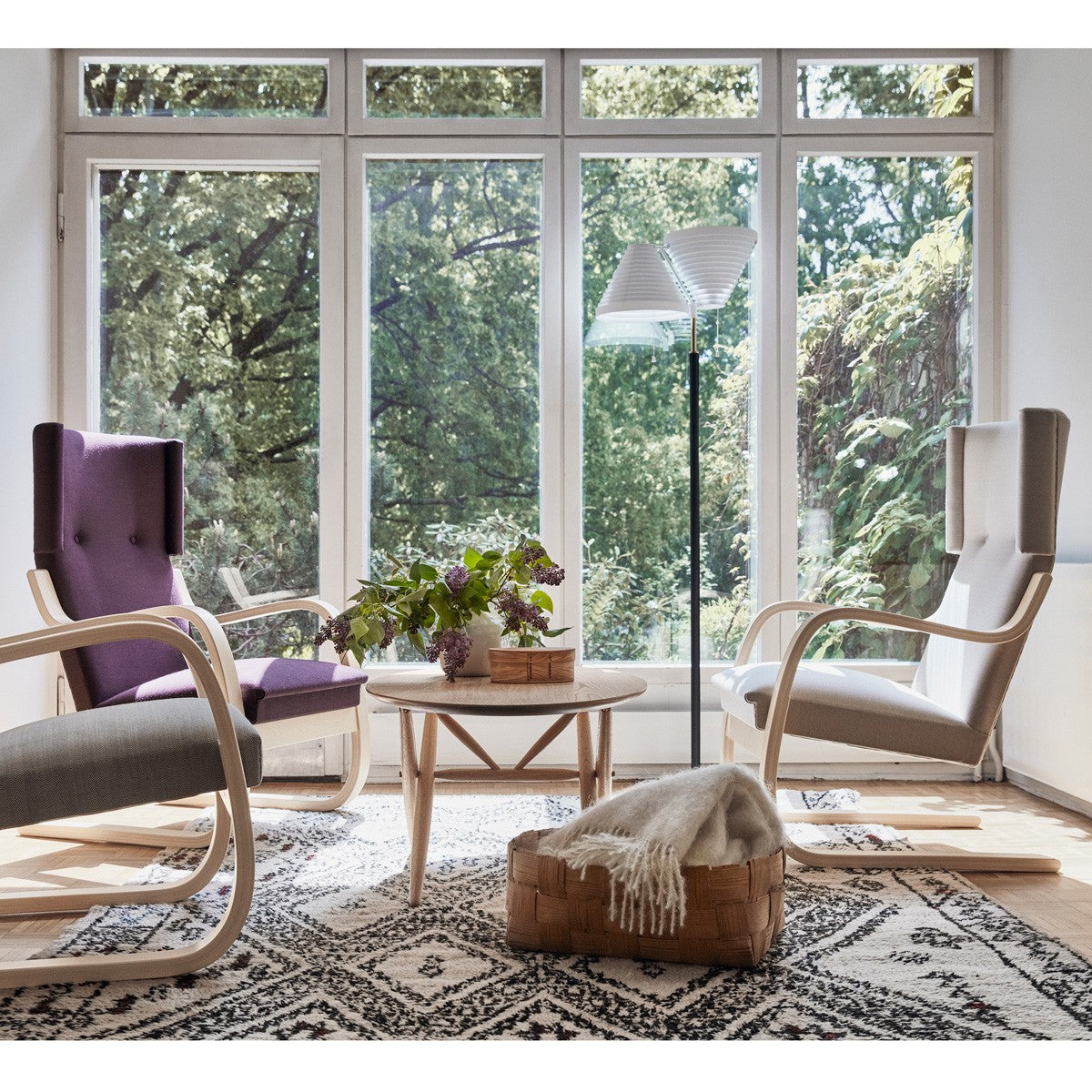 Original ALVAR AALTO design ARTEK チェア Artek Alvar Aalto - 69 Chair - Seat & Backrest Lacquered - Artek