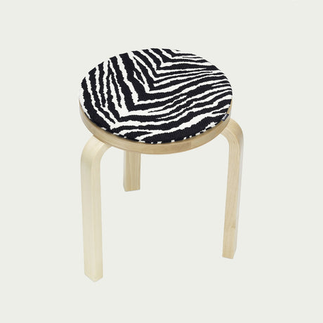 Artek Zebra Black / Off White Seat Cushion