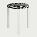 Artek Alvar Aalto Stool 60 - Three-Legged - Upholstered Seat
