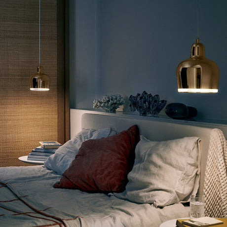 Artek Alvar Aalto A330S "Golden Bell" Ceiling Lamp - Brass Plated Steel