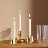 iittala Aalto Brass Candle Holders - Set/2