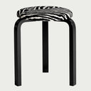 Artek Alvar Aalto Stool 60 - Three-Legged - Upholstered Seat