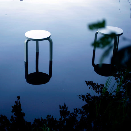 Artek Alvar Aalto Three-Legged Stool 60 - Lacquered