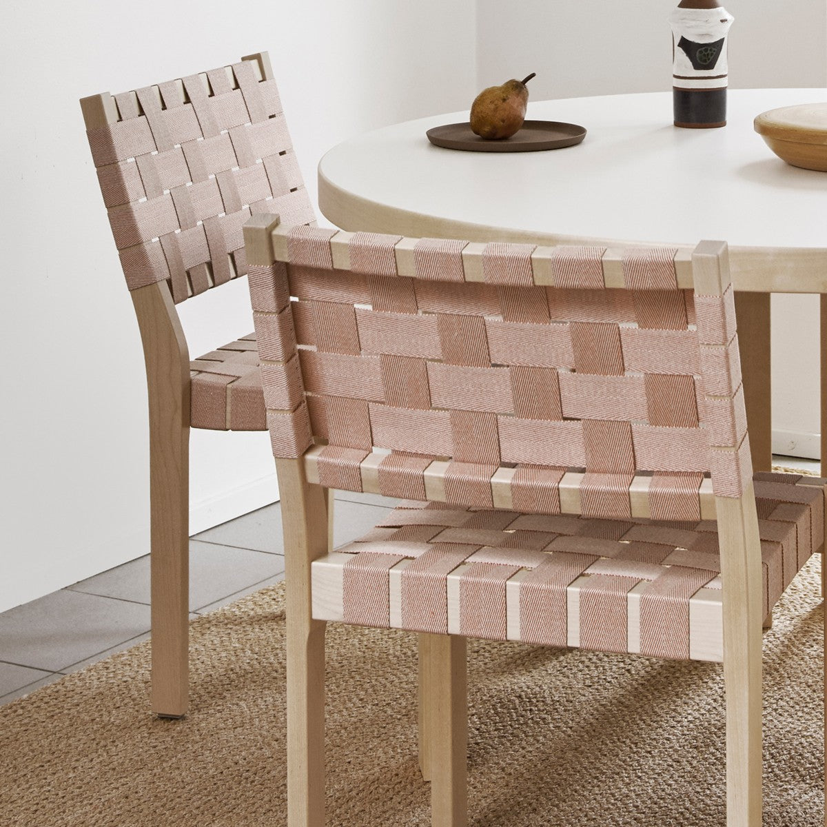 Artek Aalto Natural / Red Aalto Replacement Webbing