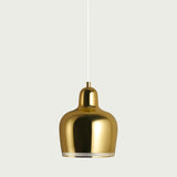 Artek Alvar Aalto A330S "Golden Bell" Ceiling Lamp - Brass Plated Steel