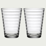 Iittala Aino Aalto Clear Large Tumblers - Set of 2