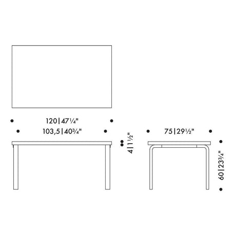 Artek Alvar Aalto 81B - Children's Table