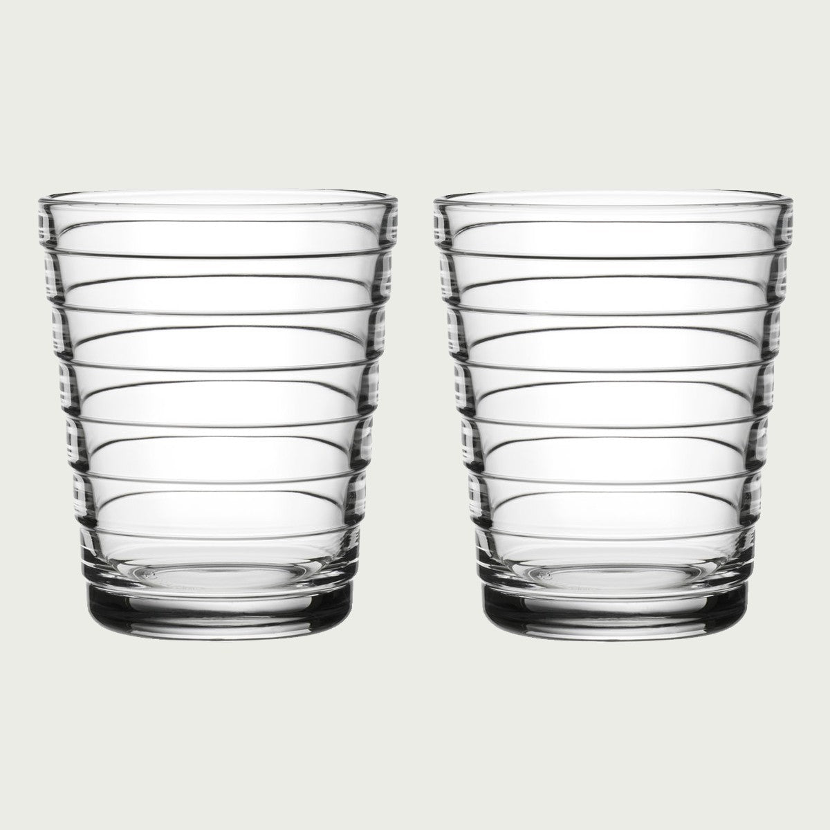 iittala Aino Aalto Clear Medium Tumblers - Set of 2 - Aino Aalto