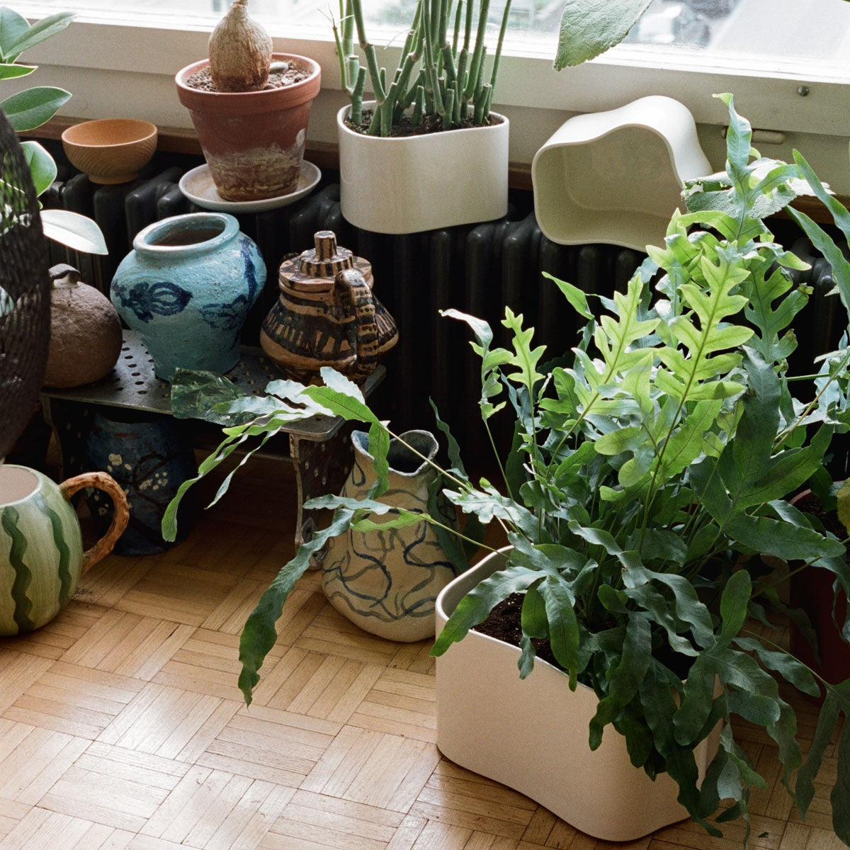 Artek Riihitie White Plant Pots - Aalto Vases & Plant Pots