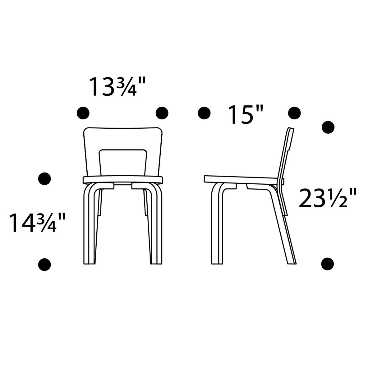 Artek Alvar Aalto - Children's Chairs N65