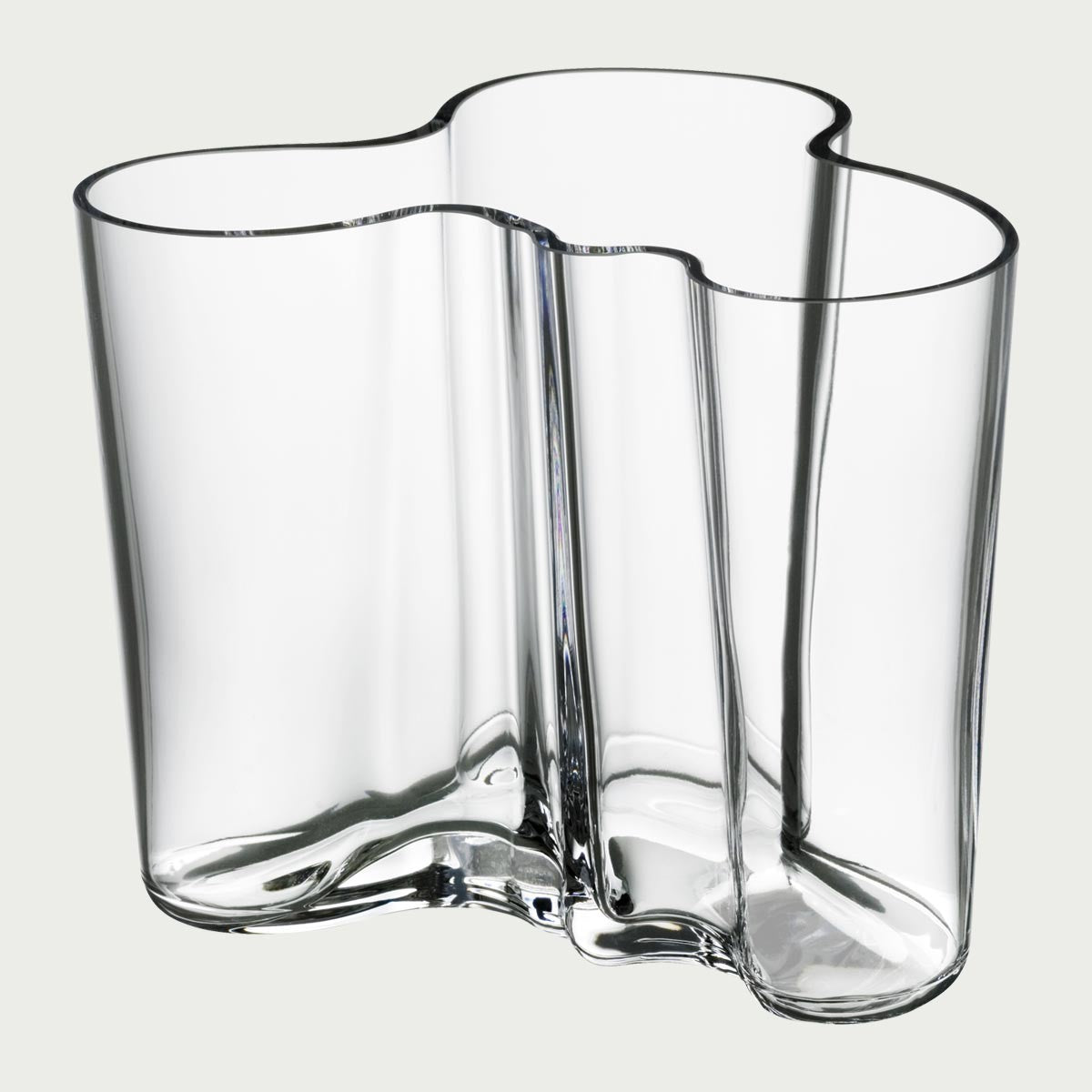 Iittala Aalto Clear Vase - 6-1/4" - Aalto Vases & Plant Pots