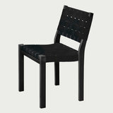 Artek Alvar Aalto 611 Chair - Black Lacquered