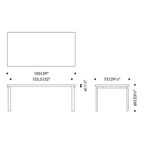 Artek Alvar Aalto 81A - Children's Table