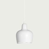 Artek Alvar Aalto A330S "Golden Bell" Ceiling Lamp - White Painted Steel