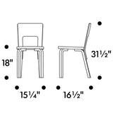 Artek Alvar Aalto - High Back Chair 66 - Your Own Materials