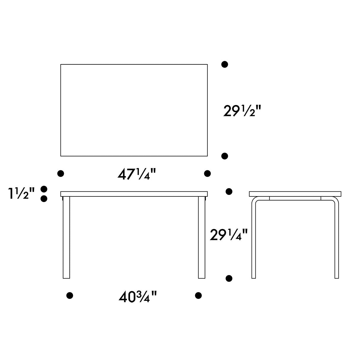 Artek Alvar Aalto Table 81B