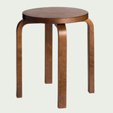 Artek Alvar Aalto - Four-Legged Stool E60 - Walnut Stained