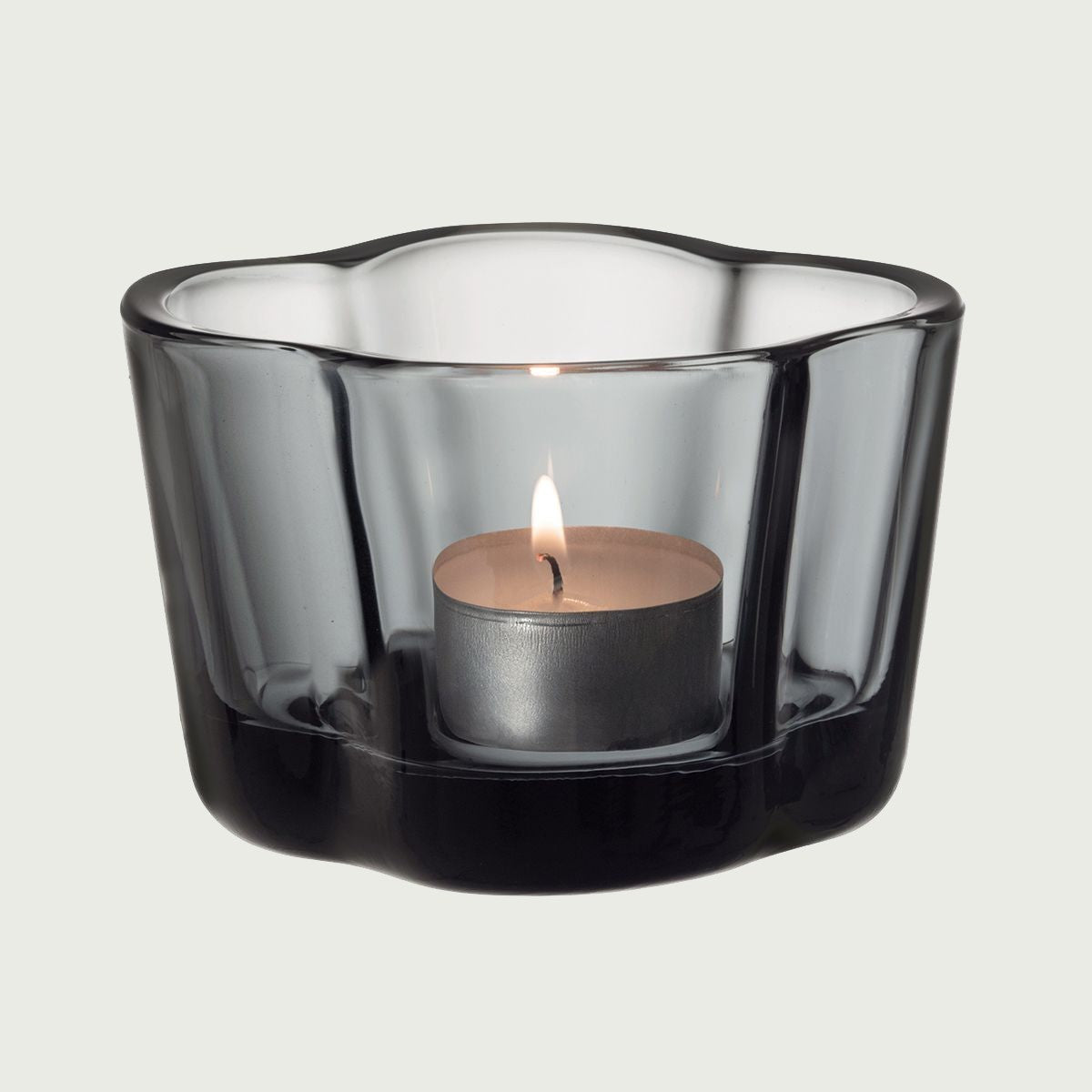 iittala Aalto Grey Candle Holder