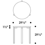 Artek Alvar Aalto Round Table 90B