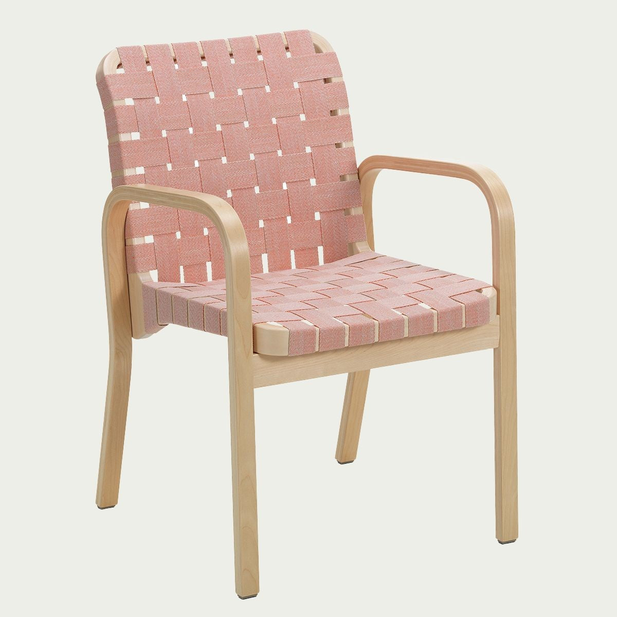 Artek Alvar Aalto Armchair 45 - Linen Webbing Upholstery