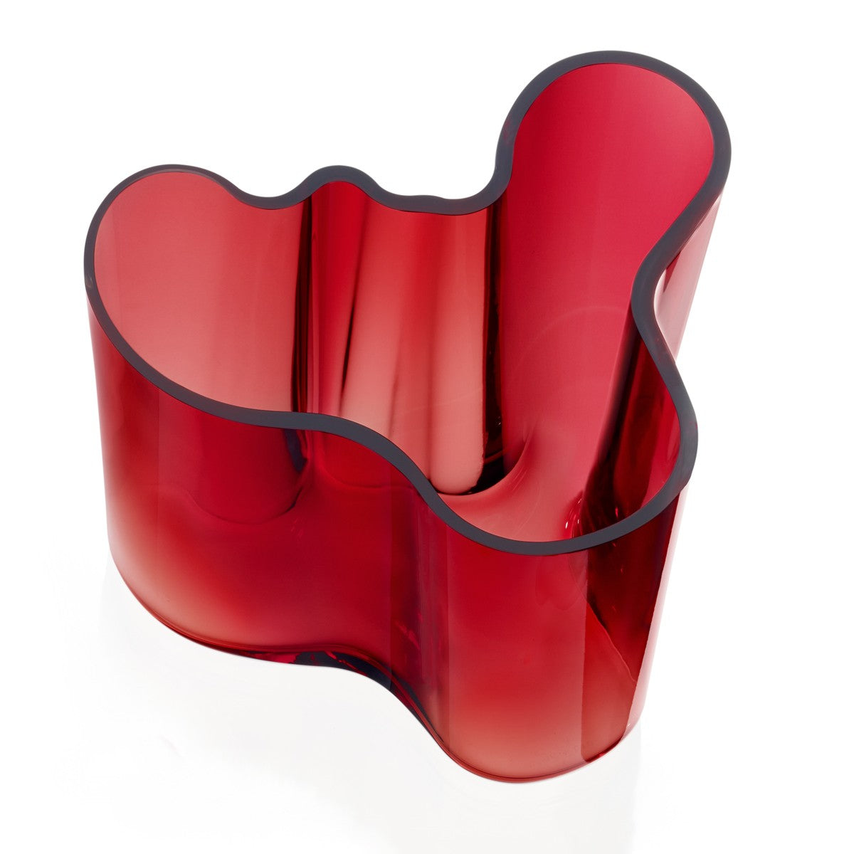 iittala Aalto Cranberry Vase - 6-1/4