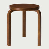 Artek Alvar Aalto - Three-Legged Stool 60 - Walnut Stained