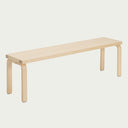 Artek Alvar Aalto Bench 168B - Solid Top